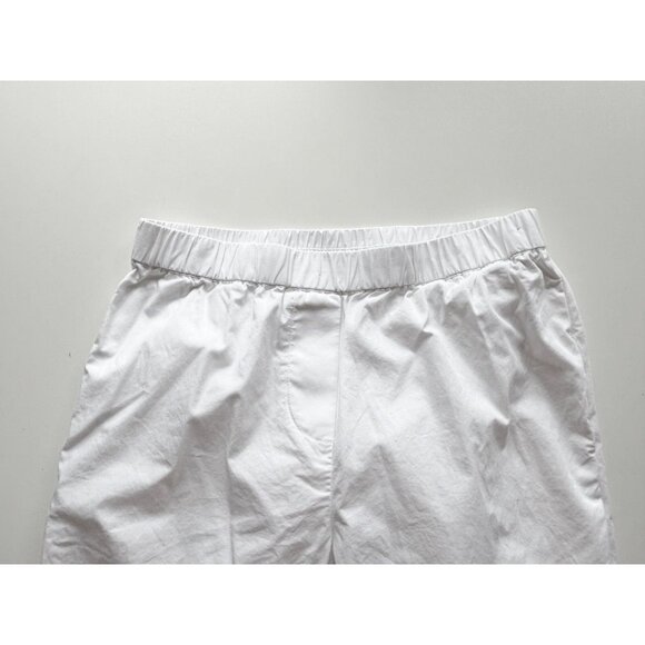 Aritzia WILFRED FREE Boardwalk White Cotton Poplin Pajama Pants, Size 2XS - Picture 3 of 15